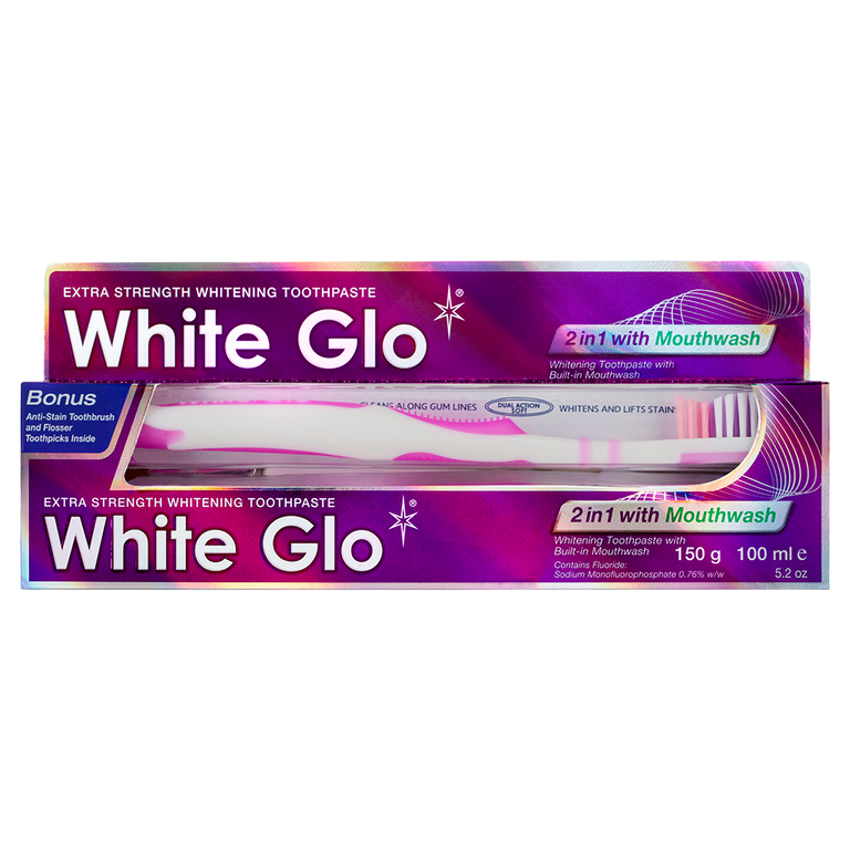 2-in-1 Whitening Toothpaste With Mouthwash