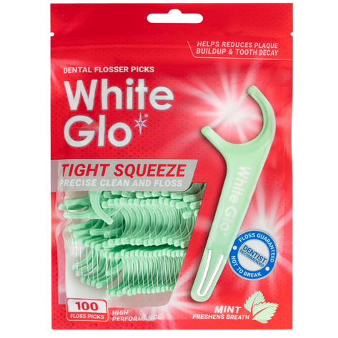 Dental Flosser Picks Tight Squeeze Precise Clean and Floss 100 Flosser Picks