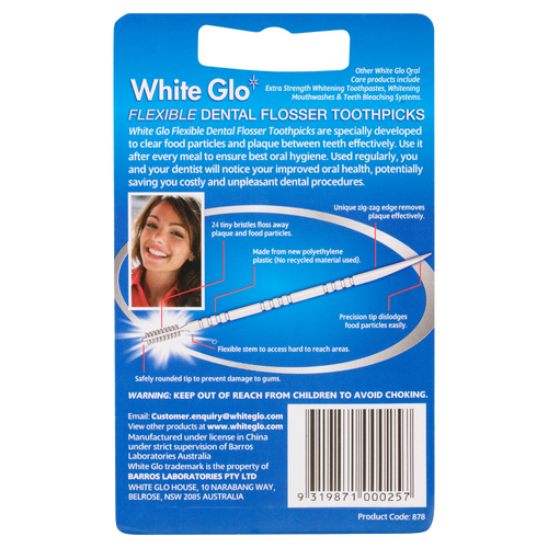 Flexible Dental Flosser Toothpicks Image