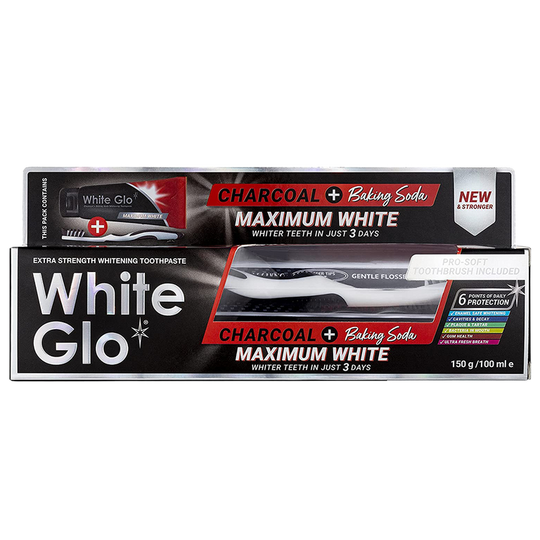 Charcoal + Baking Soda Maximum White Toothpaste 150g