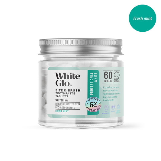Bite & Brush Professional White Toothpaste Tablets
