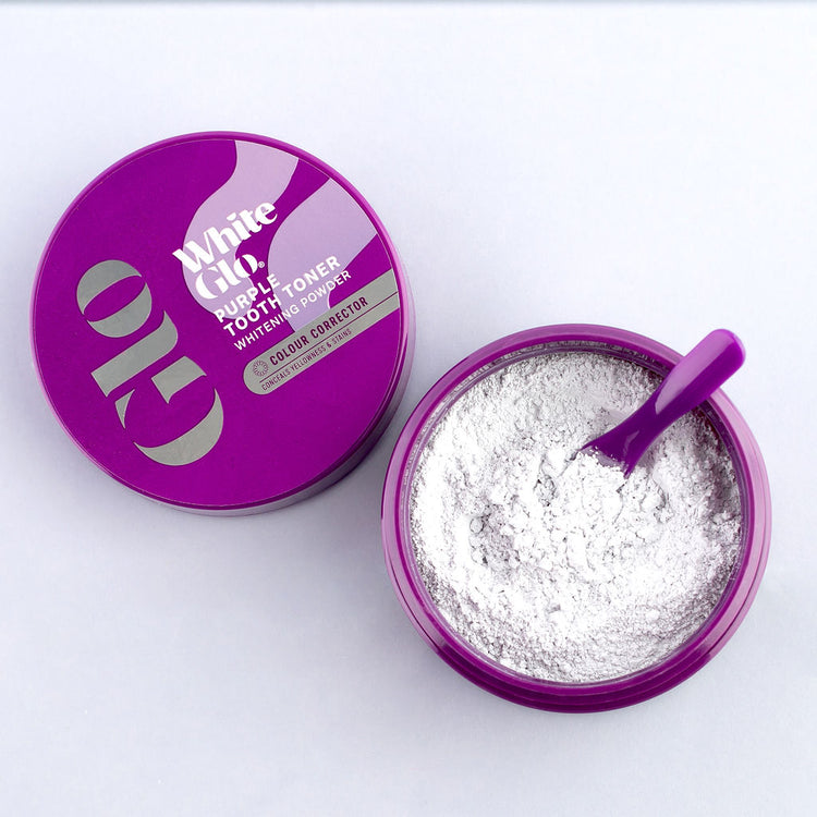Purple Tooth Toner Whitening Powder White Glo